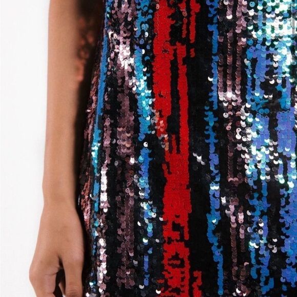 Anthropologie Dazzler Sequin Skirt by Du Paradis MSRP 228.00 Size XS holiday - Picture 4 of 15